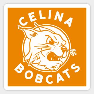 Let's Go Bobcats! - Celina High School Sticker